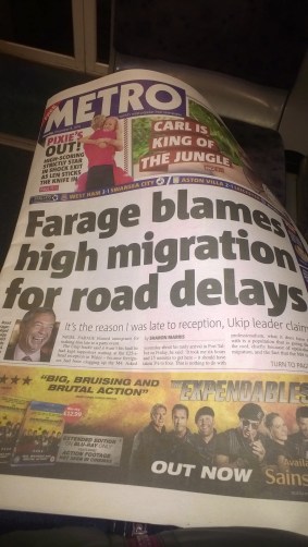 farage road delays